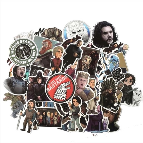 Brand New 75Pcs Game of Thrones Stickers Random - Picture 1 of 8